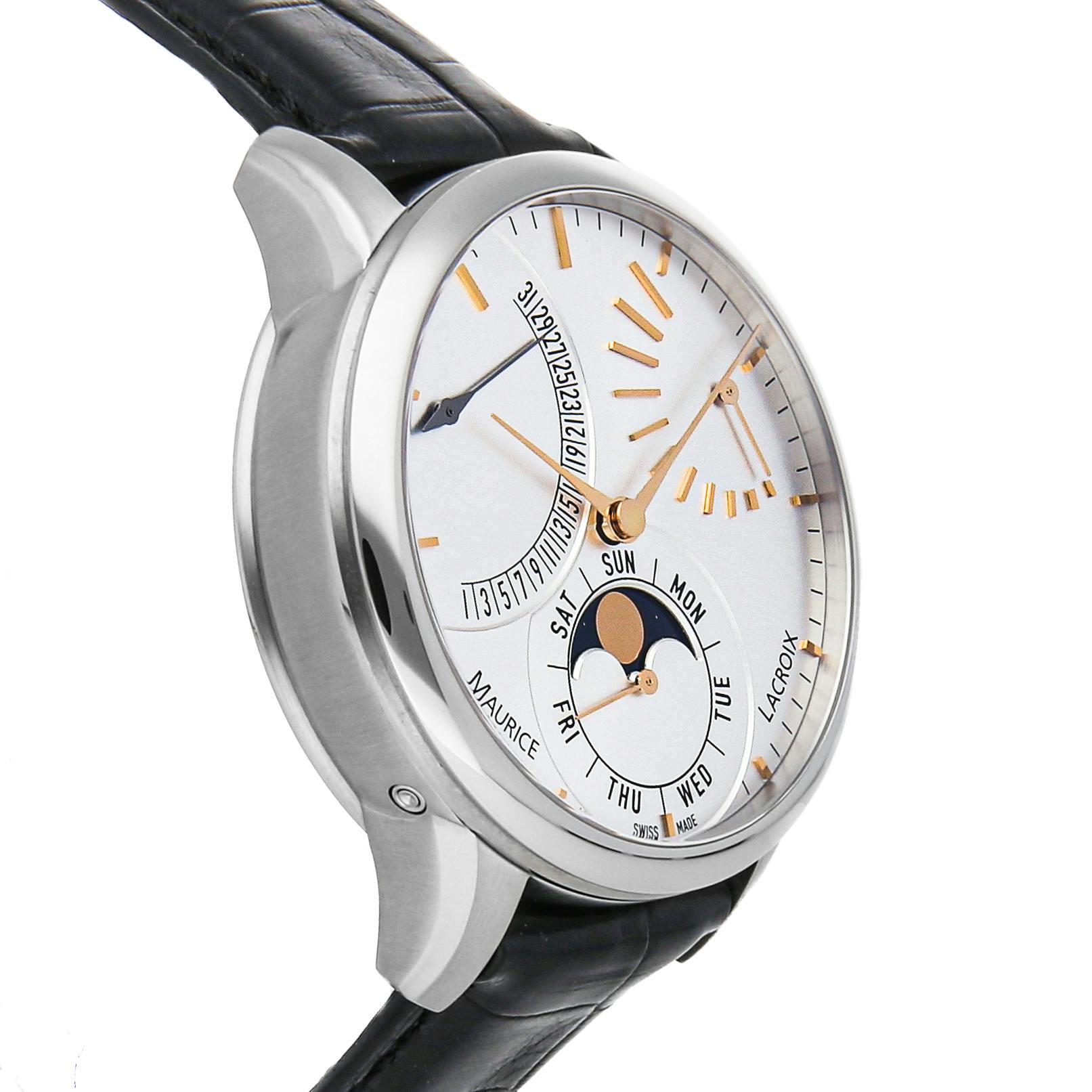 Maurice Lacroix Masterpiece Lune Retrograde MP6528 SS001 130